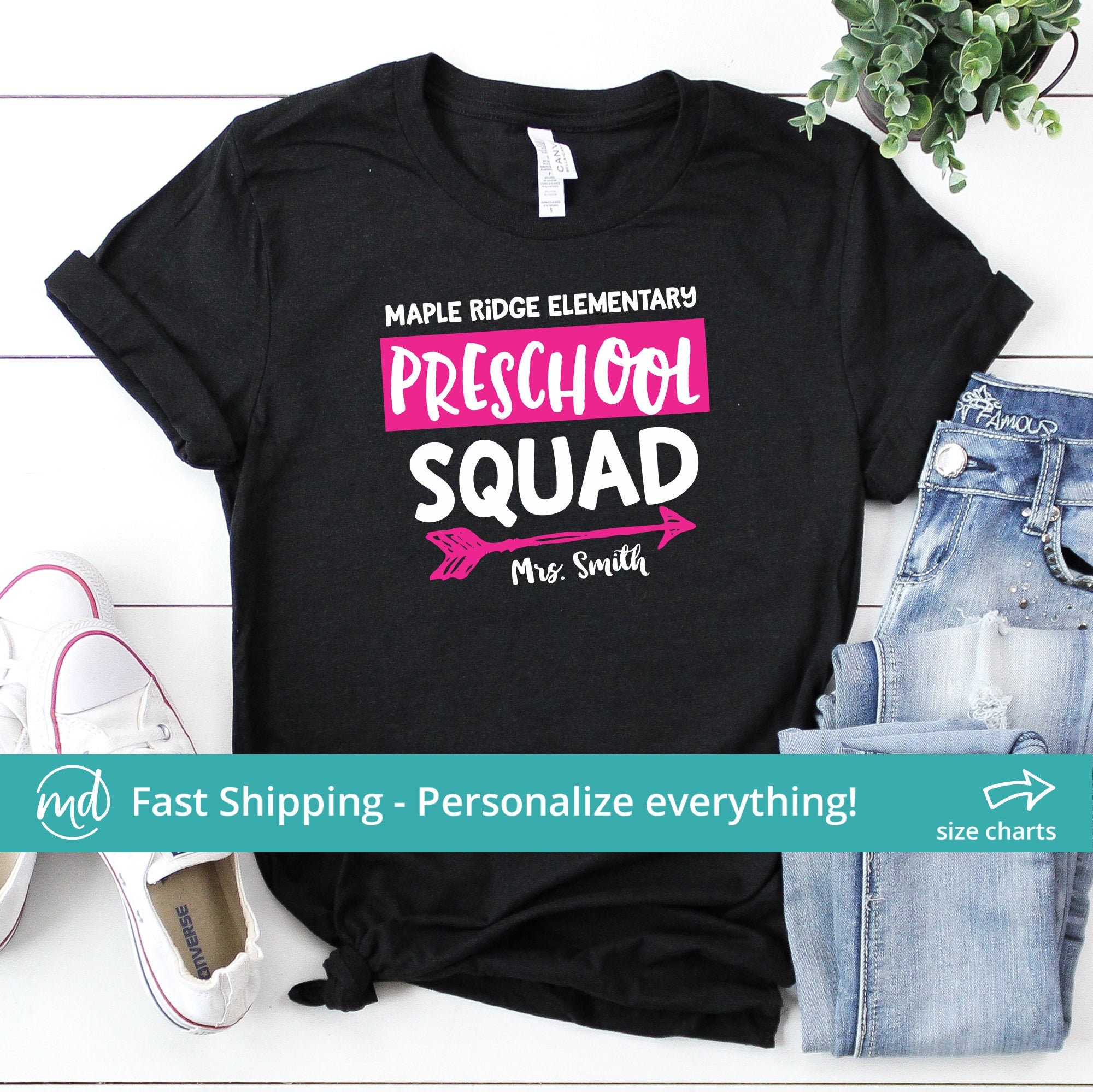 teacher preschool shirts