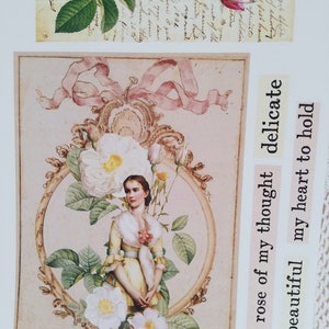 LA ROSA Digital Printable Papers Collection. Junk Journal. - Etsy