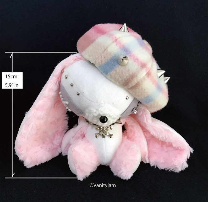 Pastel goth One of a kind Handmade soft toy poisonedcute Etsy