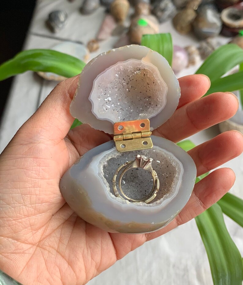 crystal engagement ring box