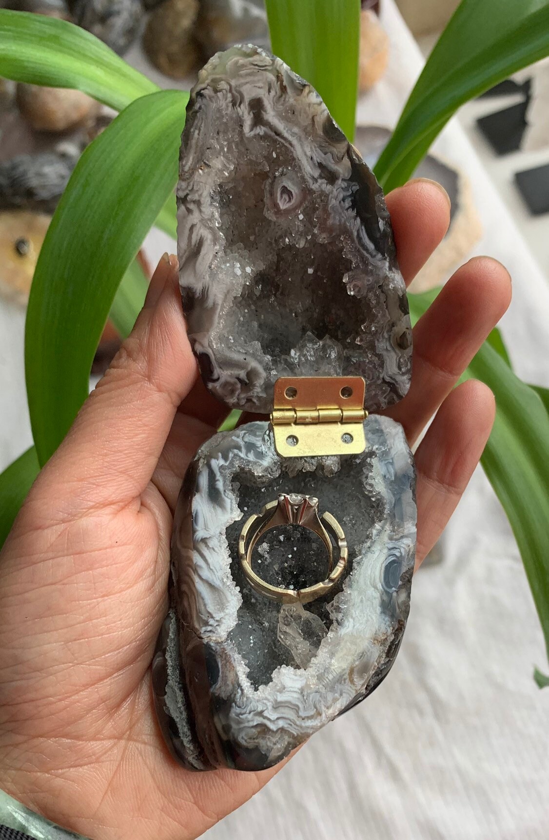 geode engagement ring box