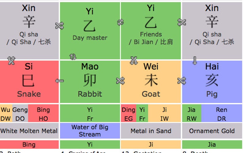 The Chinese Astrology Birth Chart