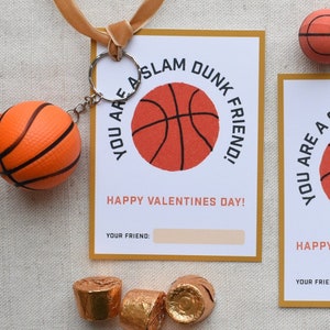 Druckbare Basketball Valentinstag Valentinstag Karte, Sport Valentinstag Karte für Kinder, für die Schule, für die Klasse, für das Klassenzimmer, für Jungen, für die Vorschule