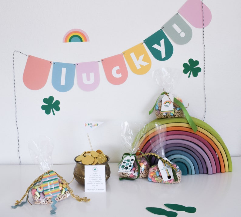 Printable St. Patrick's Day Decor, St. Patricks Party Kit, Leprechaun ...