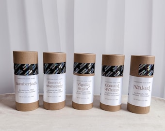 natural | plastic free | eco-friendly tube | zero waste aluminum free deodorant