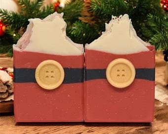Santa Christmas Soap Bar