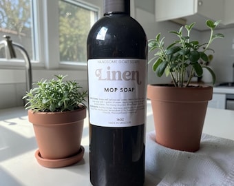 Mop Soap Concentrate | Neutral pH Floor Cleaner Base | Custom Scent Ready | Streak-Free Hard Surface Cleaner