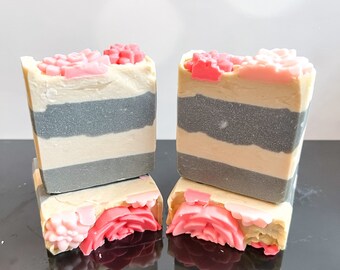 Midnight Peony Goat Milk Soap Bar