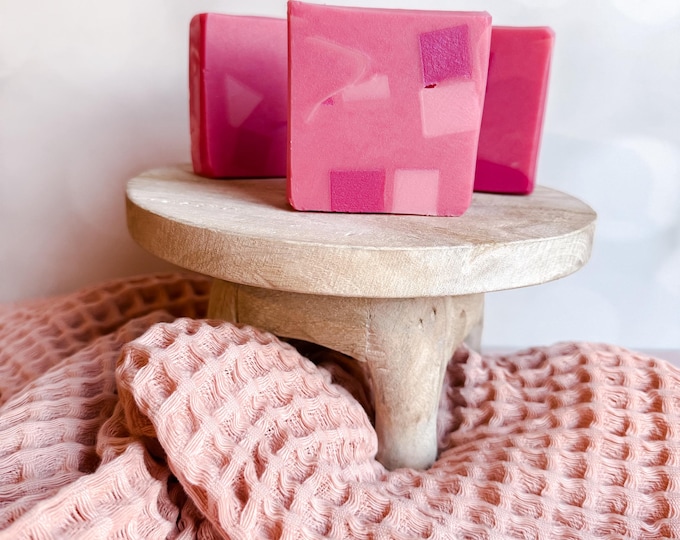 Featured listing image: Strawberry Shortcake Goat Milk Soap Bar
