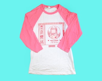 Static's Homepage 3/4 Sleeve Unisex Baseball Tee, Screenprint