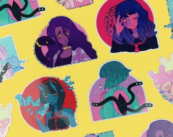 LIMITED Assorted Glitter Sparkle Stickers, Series 1