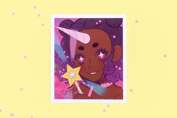 Thea "Magical" Small Anime Print, Matte Heavy Cardstock