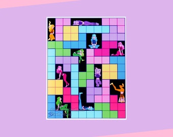 Colorful Blocks Print