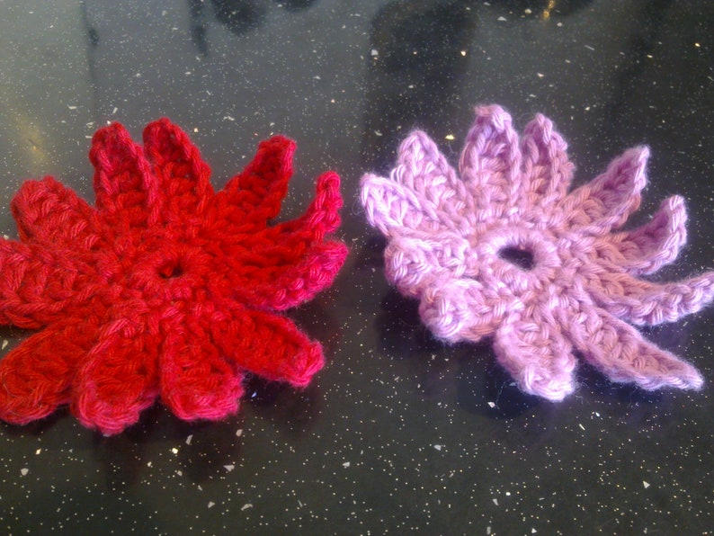 Crochet Flowers image 7