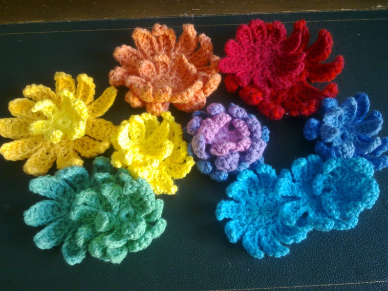 Crochet Flowers image 8