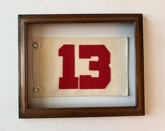 Custom Number Pennant / Sailing Flag