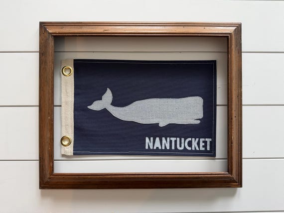 Nantucket Navy ACK Whaling Pennant / Sailing Flag