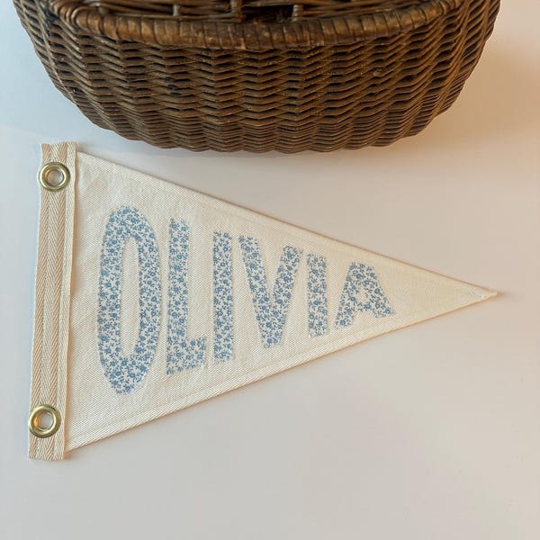 Personalized Name Pennant Flag