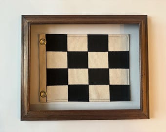 Black & White Checkered Racing - Pennant /Flag