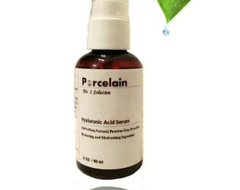 2 oz ) Porcelain Skin Hyaluronic Acid Serum 100% Pure