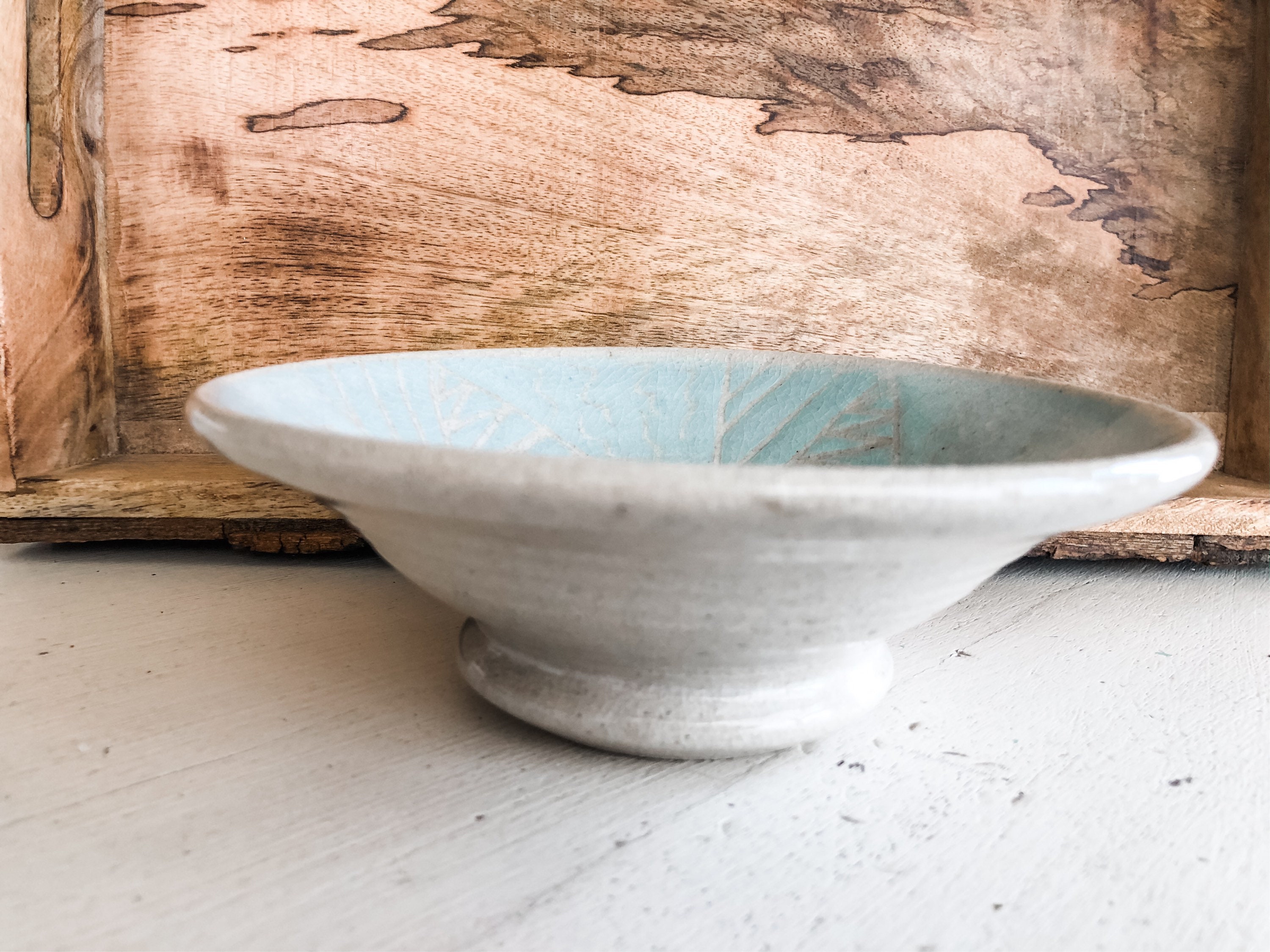 Vintage Hand Thrown Pottery Bowl Etsy