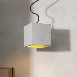 Concrete Pendant Light [B5] - Large