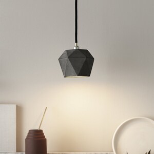 Concrete Pendant Light [T2]dark - Small