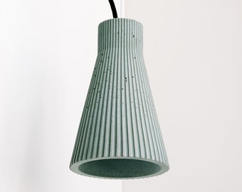 Concrete hanging lamp [S1] pleated and colorful minimalist living room dining room kitchen