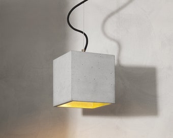 Concrete Pendant Light [B5] - Large