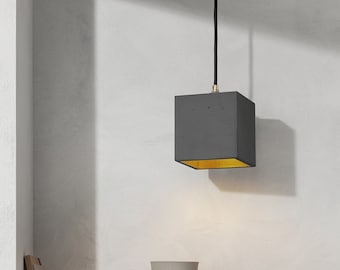 Concrete Pendant Light [B1]dark - Medium