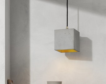 Concrete Pendant Light [B1] - Medium