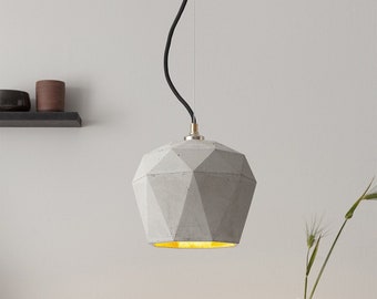 Concrete Pendant Light [T3] - Large