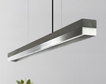 Pendant Lamp | Concrete & Stainless Steel | Dining Room | GANTlights | LED