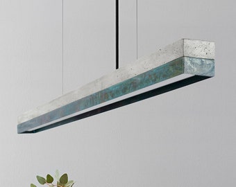 Pendant Lamp | Concrete & Oxidised Copper | Dining Room | GANTlights | LED