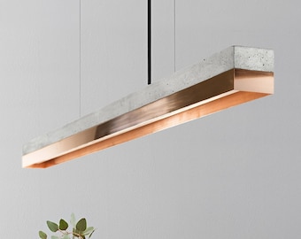 Pendant Lamp | Concrete & Copper| Dining Room | GANTlights | LED