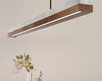 Pendant Lamp | Concrete & Corten Steel | Dining Room | GANTlights | LED