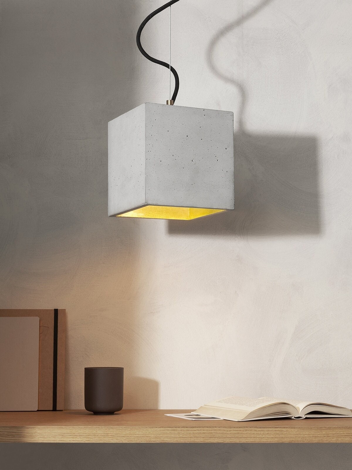 Lampe Suspendue En Béton