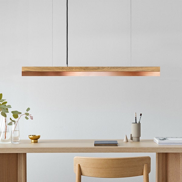 Pendant Lamp | Oak & Copper | Dining Room | GANTlights | LED