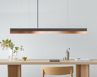 Pendant Lamp | Dark Concrete & Copper | Dining Room | GANTlights | LED