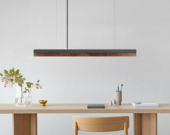 Pendant Lamp | Dark Concrete & Corten Steel | Dining Room | GANTlights | LED