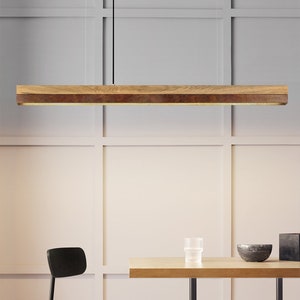 Pendant Lamp | Oak Wood & Corten Steel | Dining Room | GANTlights | LED