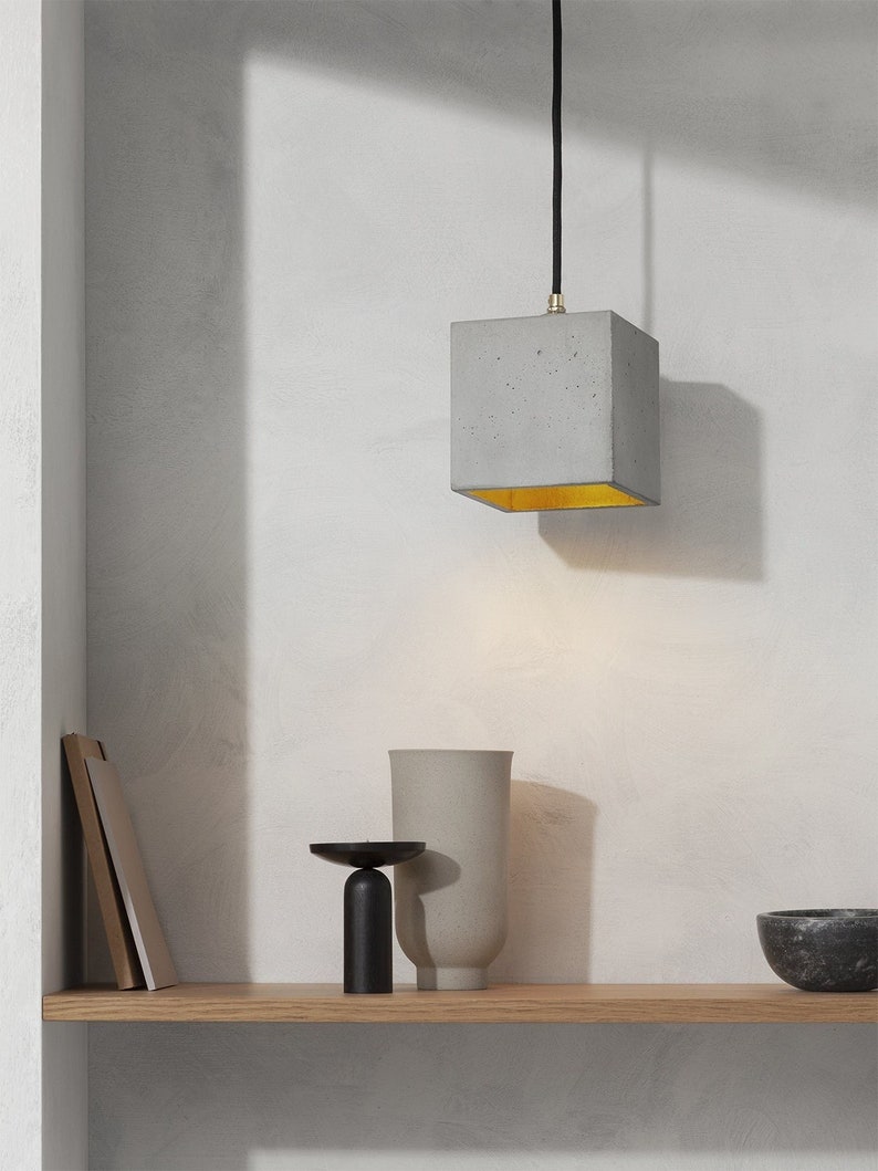 Concrete Pendant Light B1 Medium image 1