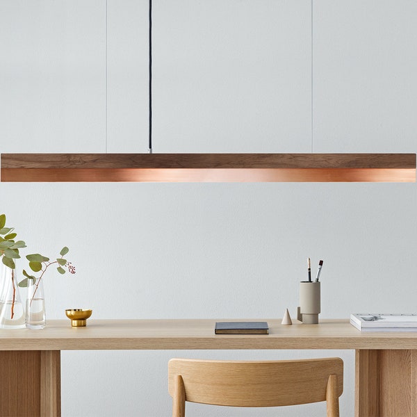 Pendant Lamp | Walnut & Copper | Dining Room | GANTlights | LED