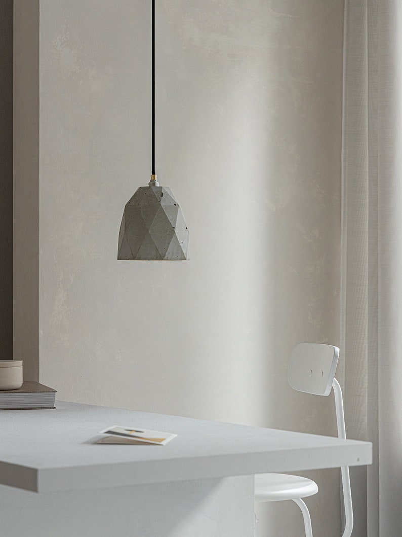 Concrete Pendant Light T1 image 8