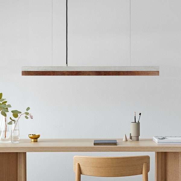 Pendant Lamp | Concrete & Corten Steel | Dining Room | GANTlights | LED