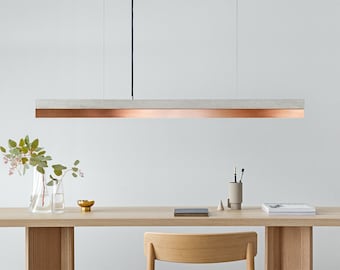 Pendant Lamp l Concrete & Copper | Dining Room | GANTlights | LED