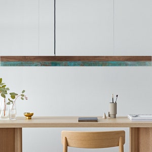 Pendant Lamp | Walnut & Oxidised Copper | Dining Room | GANTlights | LED