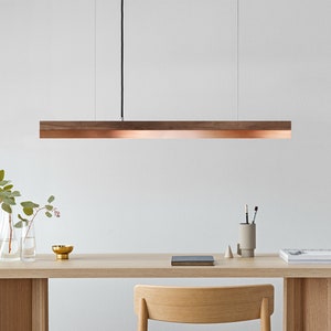 Pendant Lamp | Walnut & Copper | Dining Room | GANTlights | LED