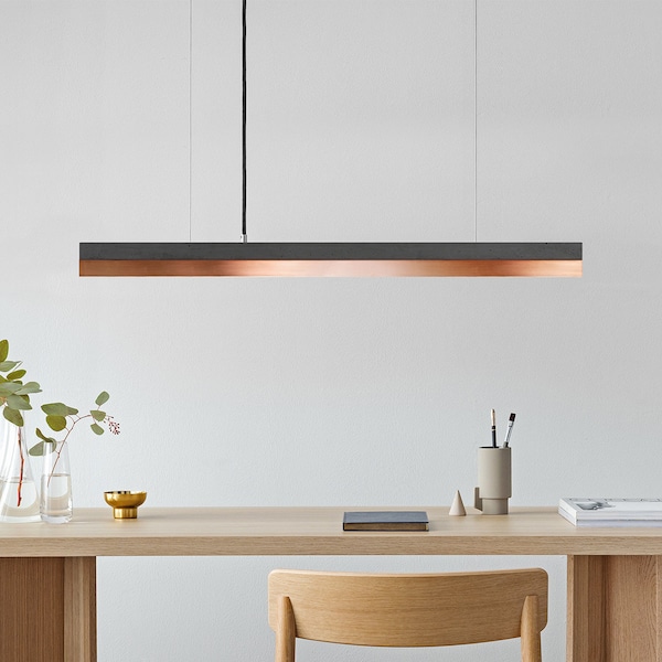 Pendant Lamp | Concrete & Copper | Dining Room | GANTlights | LED