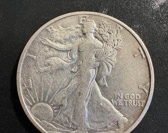 1939 Walking Liberty Half Dollar Coin, 1939-P Silver Half Dollar - 90% Silver